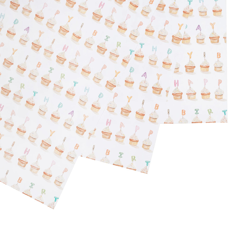 Birthday Cupcake Gift Wrap