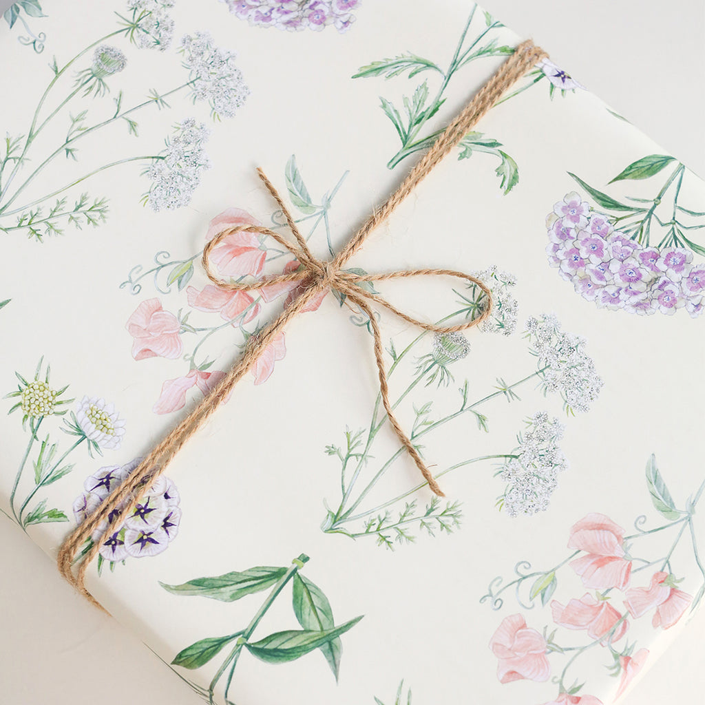 Floral Botanic Gift Wrap