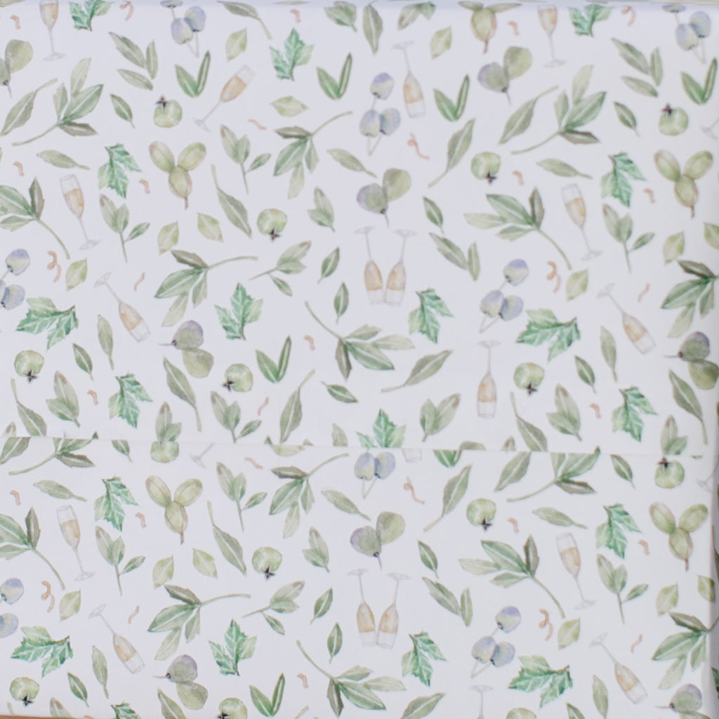 Mistletoe and Champagne Cheers Wrap