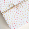 Coral Polkadots Gift Wrap