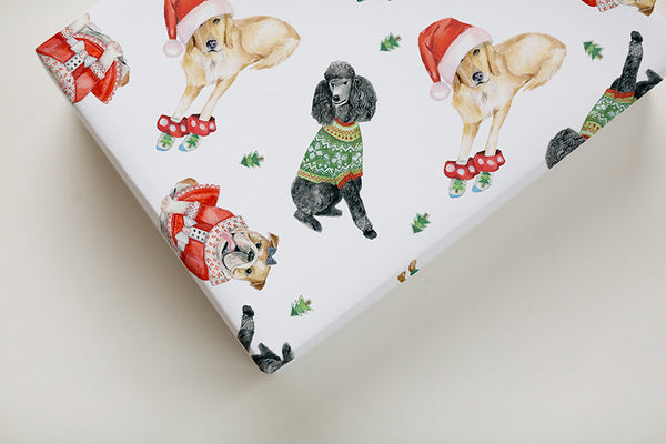 Christmas Boxer Dog - Funny Holiday Puppy Gift' Sticker