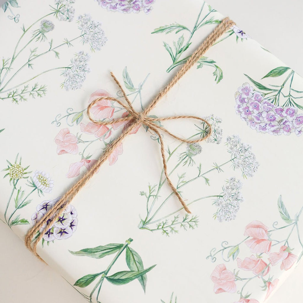 Floral Botanic Gift Wrap