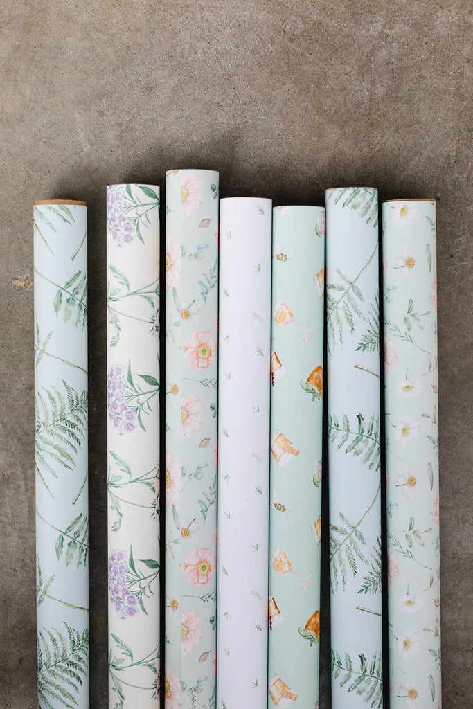 Fresh Poppies Gift Wrap
