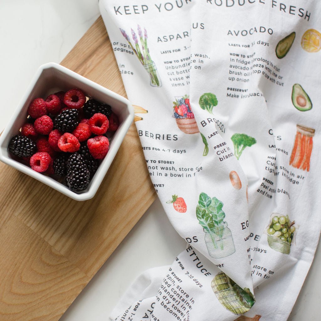 Food Market Tea Towel