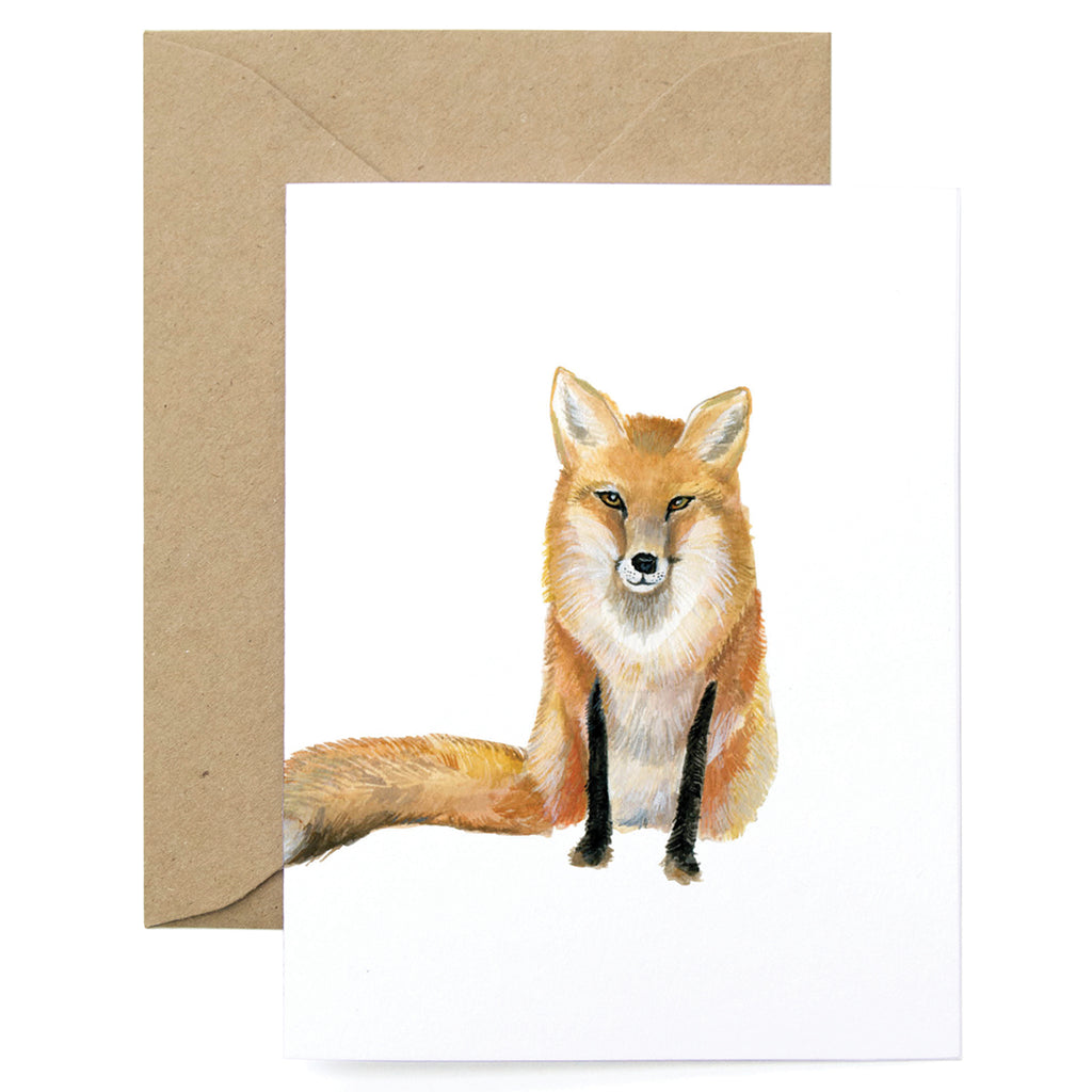Fox Thanks Card