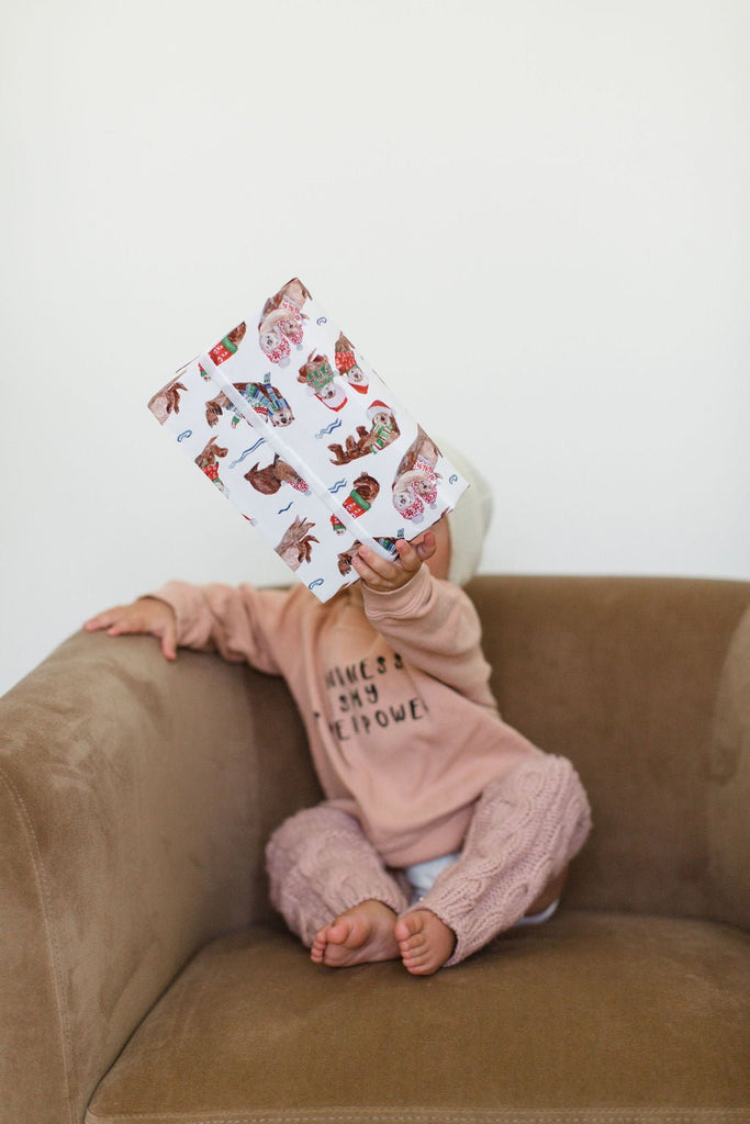 Holiday Otters Gift Wrap