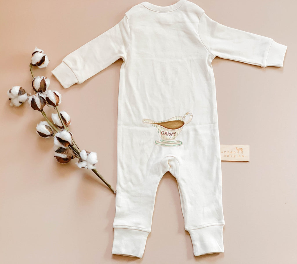 I'll have the breast, please Thanksgiving Turkey organic baby onesie