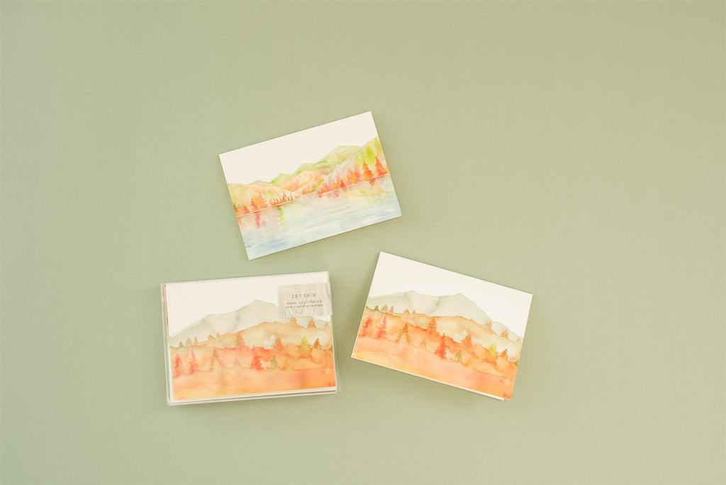 Autumn Mountain Card