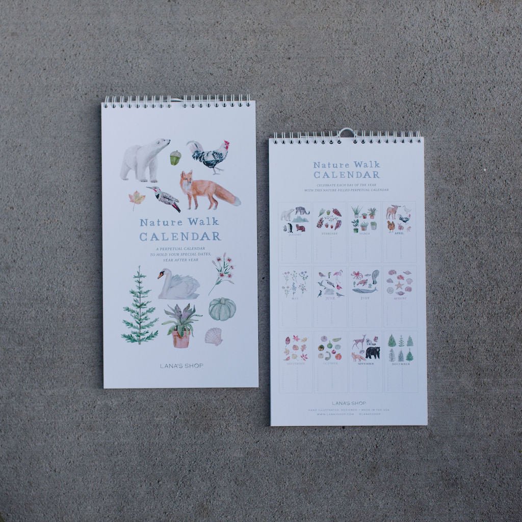 Nature Walk Perpetual Calendar