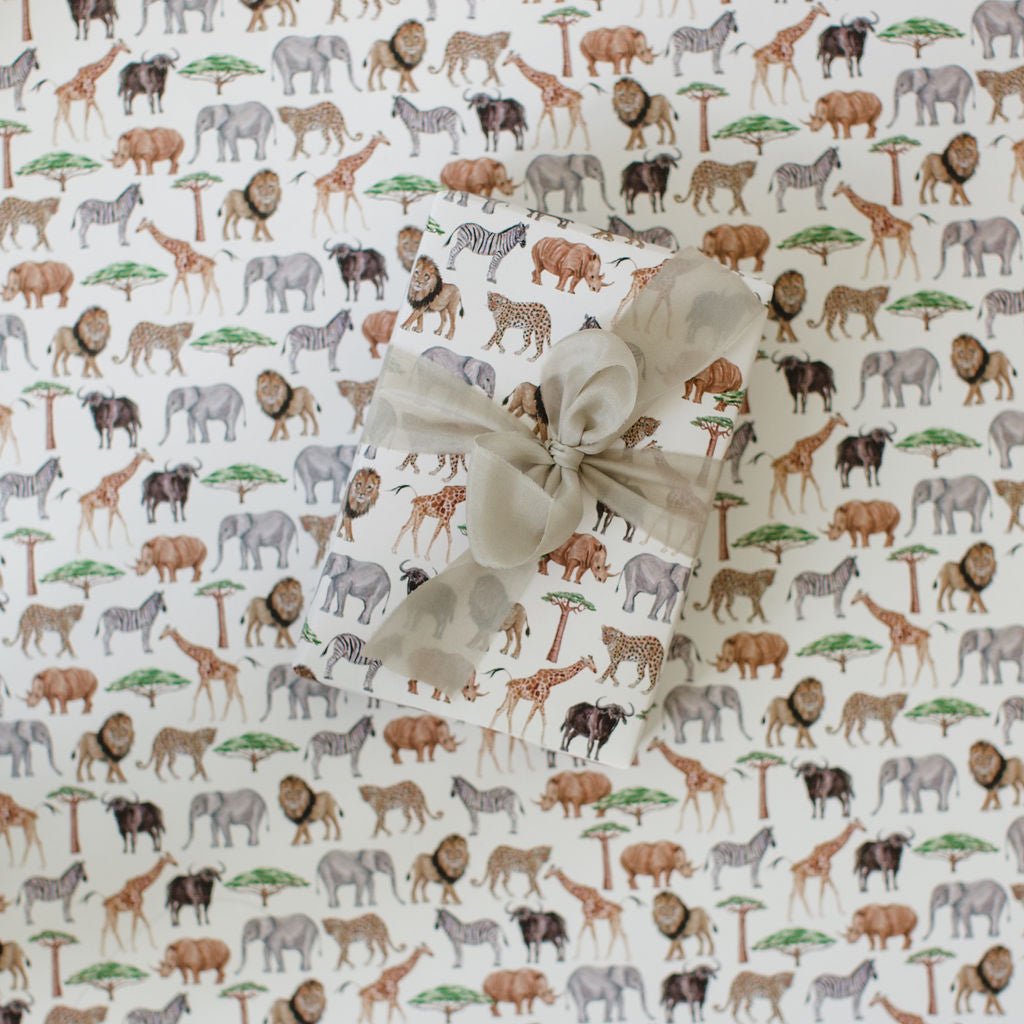 On Safari Gift Wrap