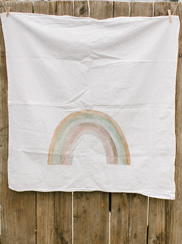 Rainbow Tea Towel