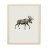 Rustic Moose Art Print