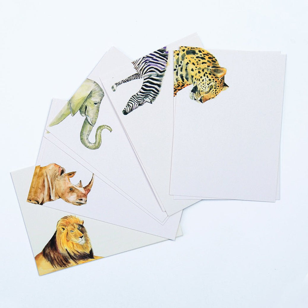 Safari Variety Note Cards