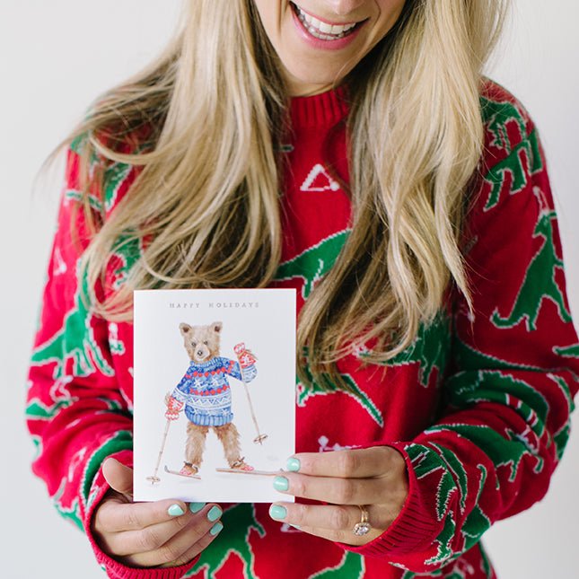 Ski Bear Card