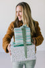 Green Stripes Gift Wrap