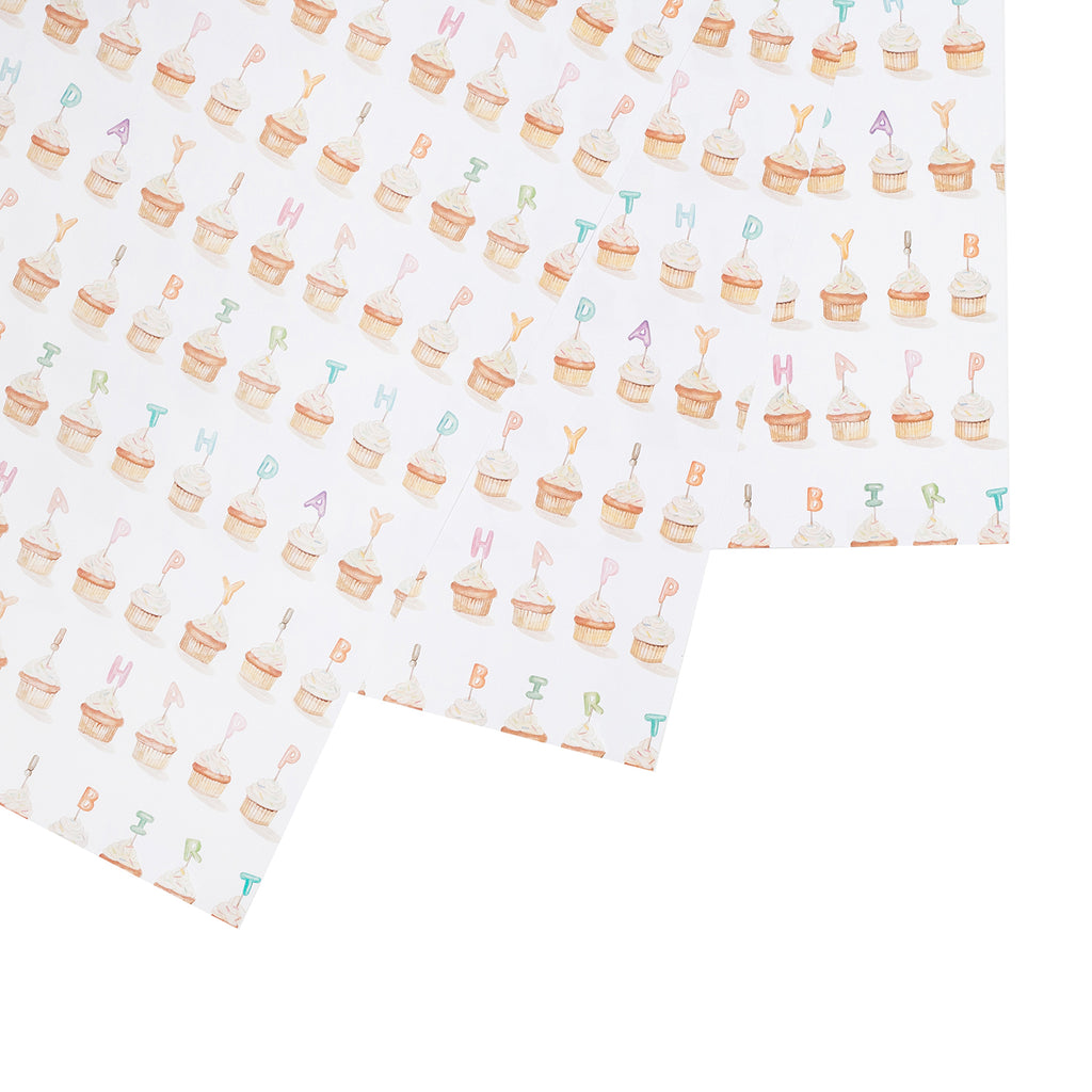 Birthday Cupcake Gift Wrap