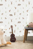 Woodland Nursery Wallpaper in Neutrals
