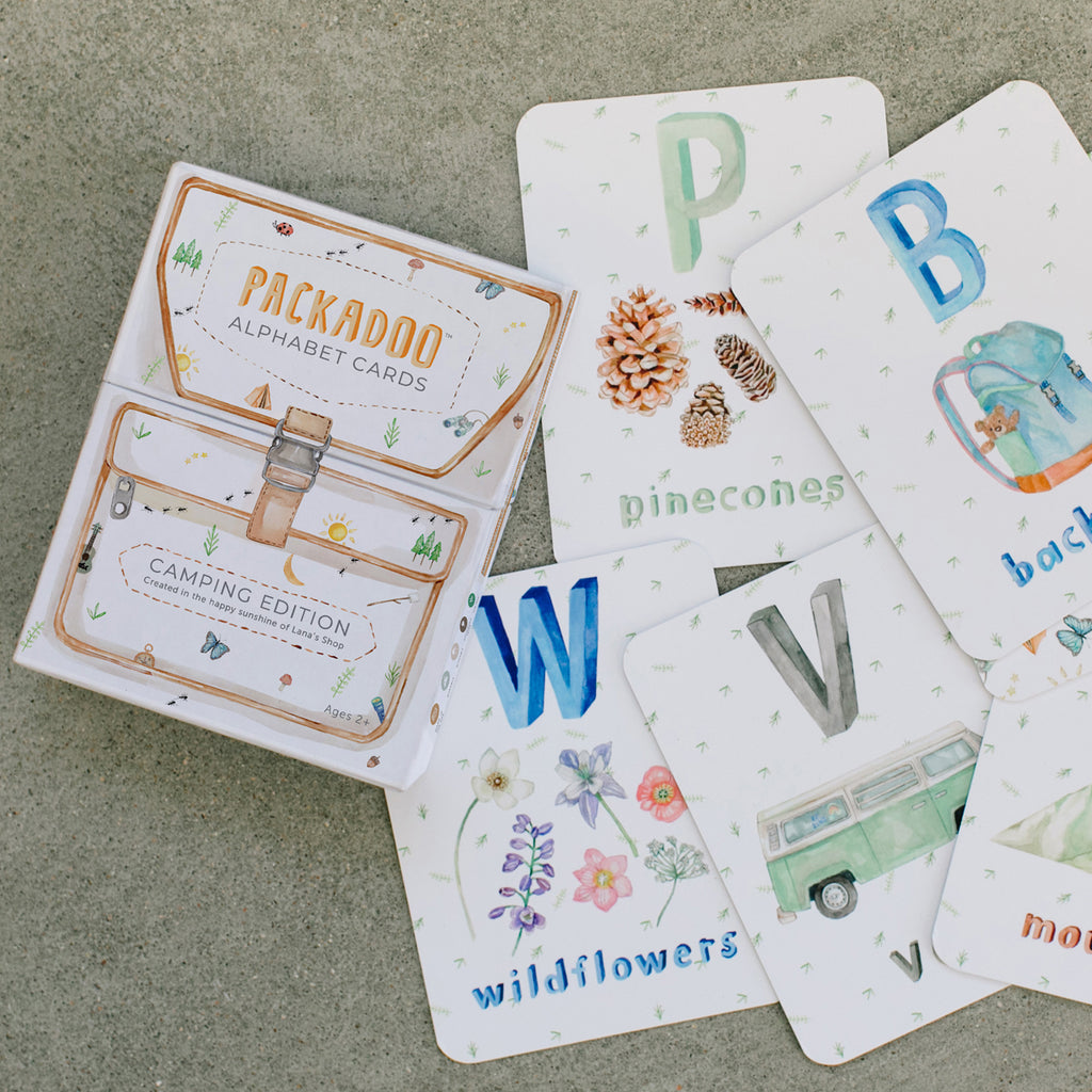 The Story of Packadoo (Camping-Themed Alphabet Flashcards)