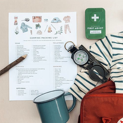 FREEBIE: Camping Packing List
