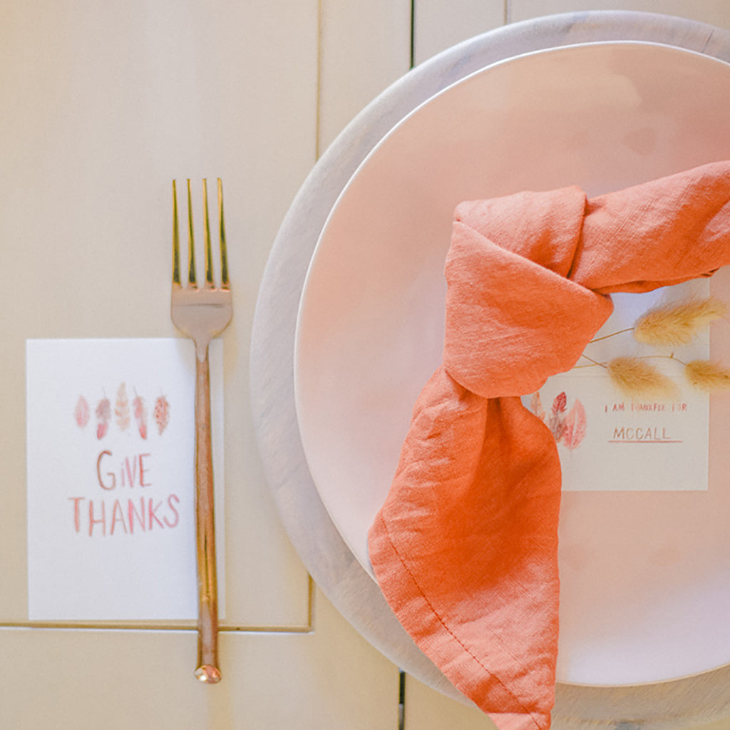 Printable Thanksgiving Place Cards / Table Decor