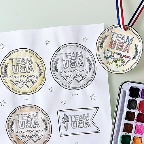 Make Your Own Olympic Medals: A Fun and Creative Coloring Page for Kids!