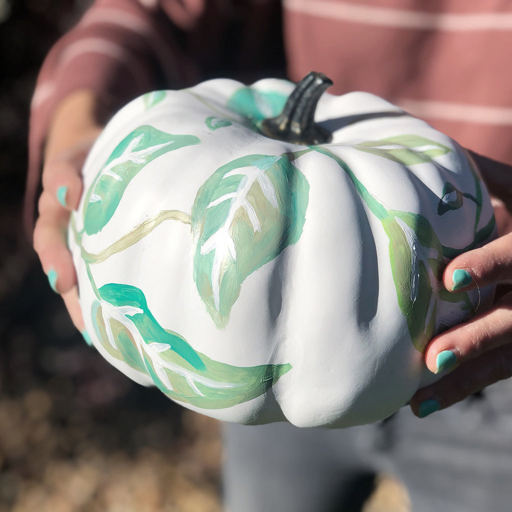 How-to Create Easy, Hand-Painted Pumpkins!