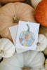 Quilt Pumpkin Greeting Card