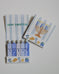 Happy Hanukkah Matchbook - 10 Painted Matchsticks
