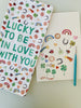 Lucky In Love St. Patrick's Day Tea Towel