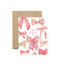 Galentine's Day Bow Greeting Card