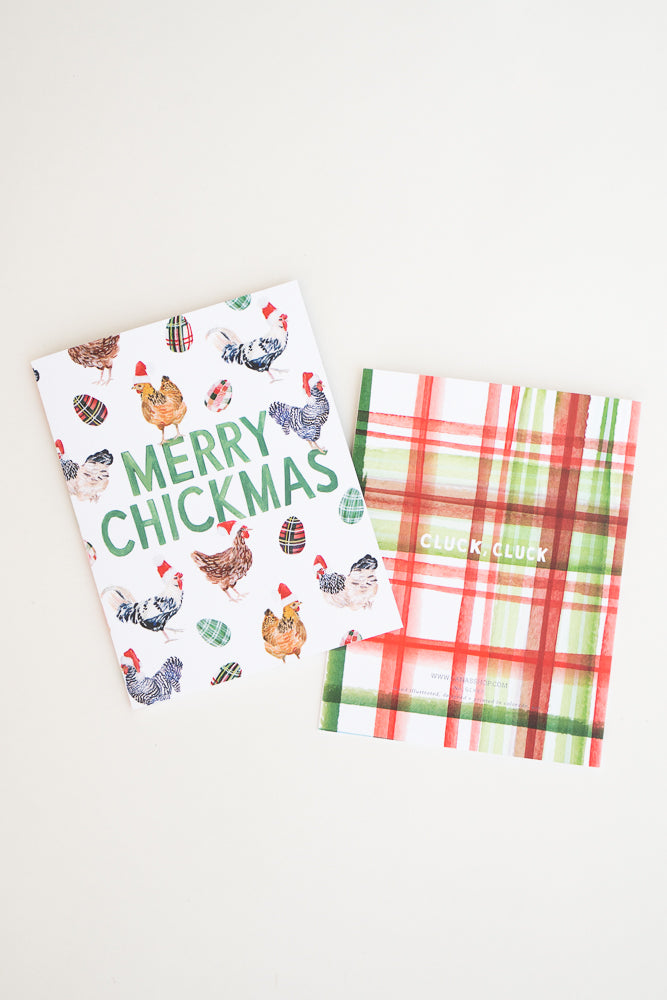 Merry Chickmas Chicken Holiday Card