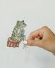Chillin Frog Sticker