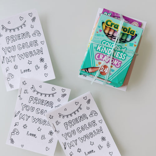 Classroom Valentine Coloring Book