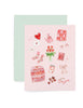 Rosy and Cozy Card