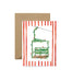 Ski Chair Lift Christmas Greeting Card