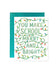 “NOT AS PERFECT AS WE’D LIKE” Merry & Bright Teacher Holiday Card