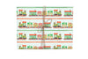 Holiday Christmas Train Gift Wrap