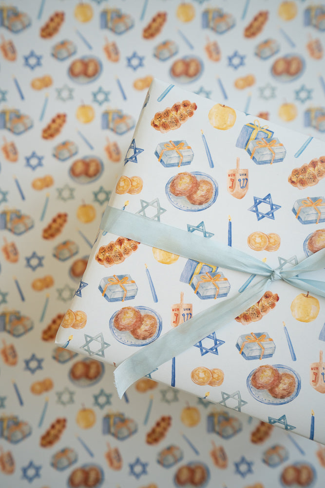 Happy Hanukkah Gift Wrap