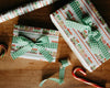 Holiday Christmas Train Gift Wrap