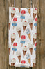 Ice Cream 4th of July Tea Towel