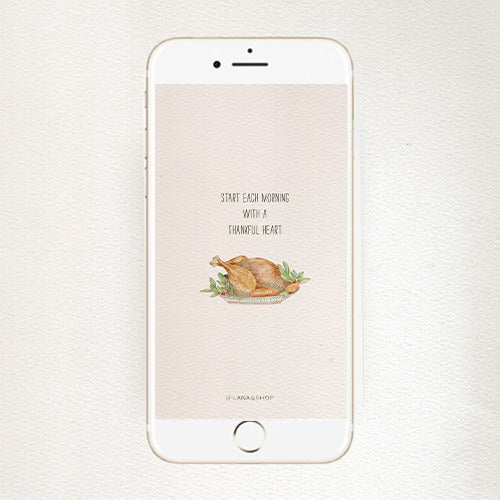 Thanksgiving iPhone wallpaper
