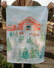 Christmas Tree Farm Tea Towel