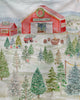 Christmas Tree Farm Tea Towel