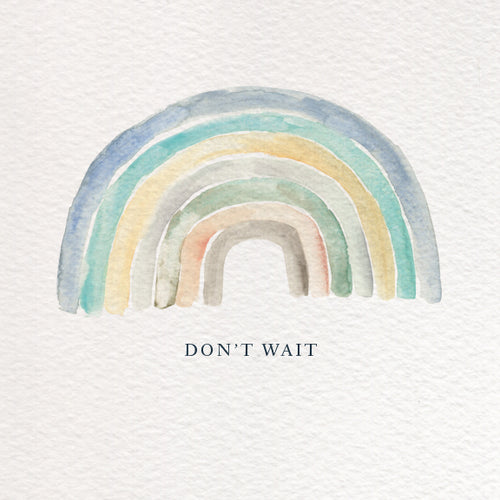 iPhone wallpaper: don't wait