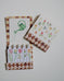 Flower Garden Matchbook - 10 Painted Matchsticks