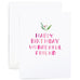 “NOT AS PERFECT AS WE’D LIKE” Pink Birthday Card