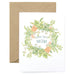 “NOT AS PERFECT AS WE’D LIKE” Floral Wreath Mom Card