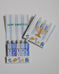 Happy Hanukkah Matchbook - 10 Painted Matchsticks
