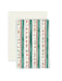 Holiday Stripe Winter Greeting Card