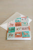 Horse Holiday Card, Hay There A2 Greeting Card